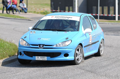Glimt fra Rallysprint på Regnbueringen
(Foto: Jimmy Lerche (Coverfoto.dk))